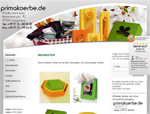 Tablet Screenshot of primakoerbe.de